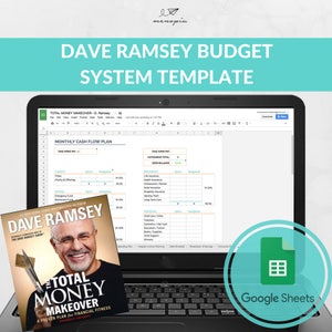 Dave Ramsey Budget System Vorlage - Dave Ramsey Baby Step Total Geld Umarbeitung - Kredit-Planer Tabelle - Budget Excel - schuldenfrei