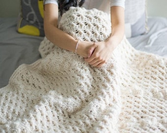 Cross Bobble Blanket Crochet Pattern