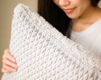 Luxe Faux Fur Cushion Crochet Pattern