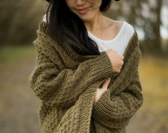 Dotty Cardigan Knit Pattern