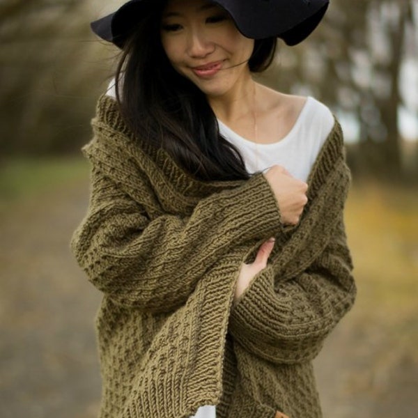 Dotty Cardigan Knit Pattern