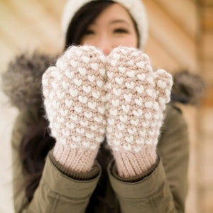 Bulky Thrummed Mittens Crochet Pattern image 1