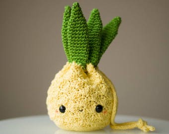 Amigurumi Pineapple Purse Crochet Pattern