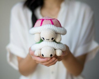 Wzór szydełkowy na żółwia amigurumi