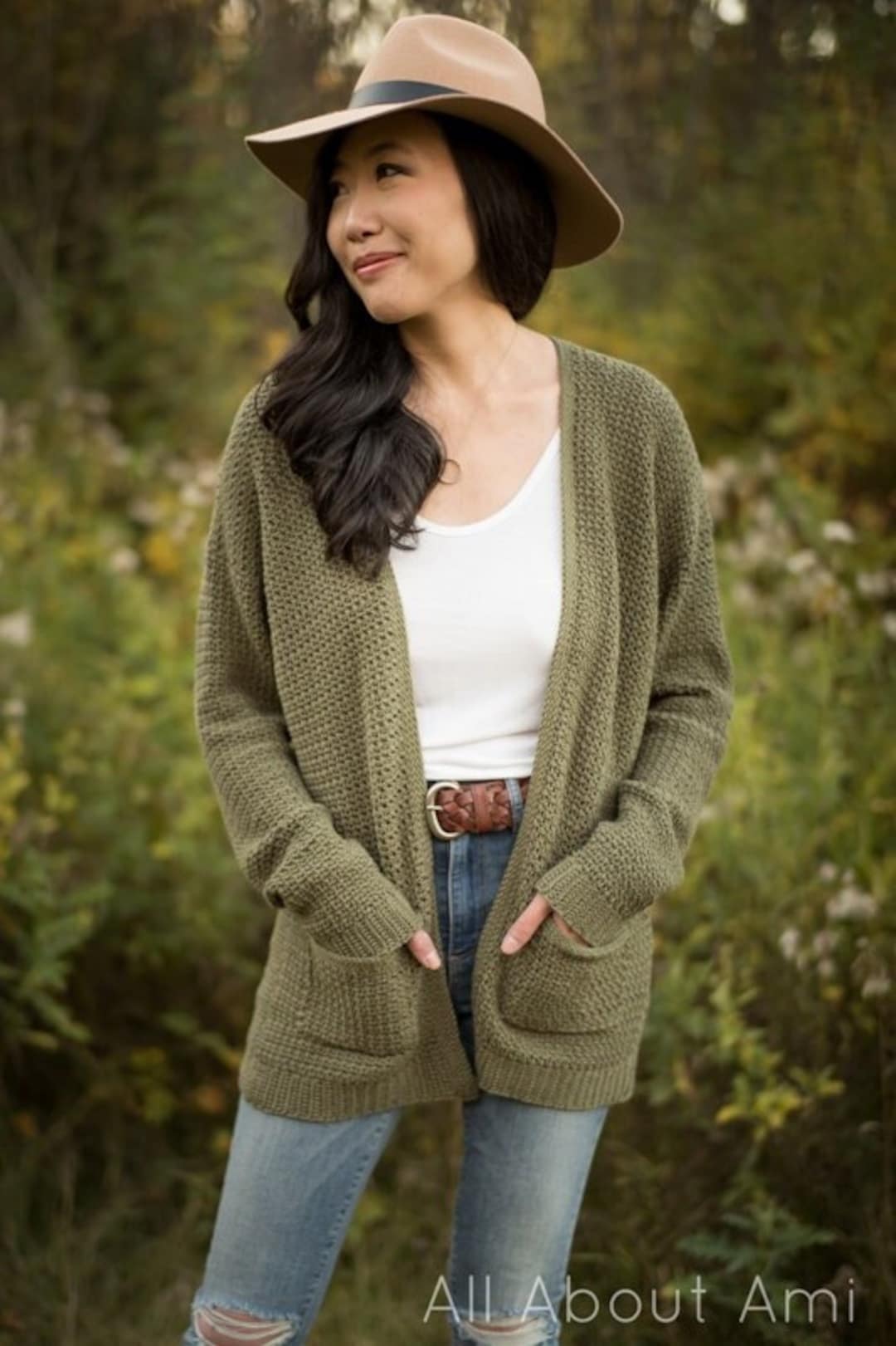 Olivewood Cardigan Crochet Pattern - Etsy