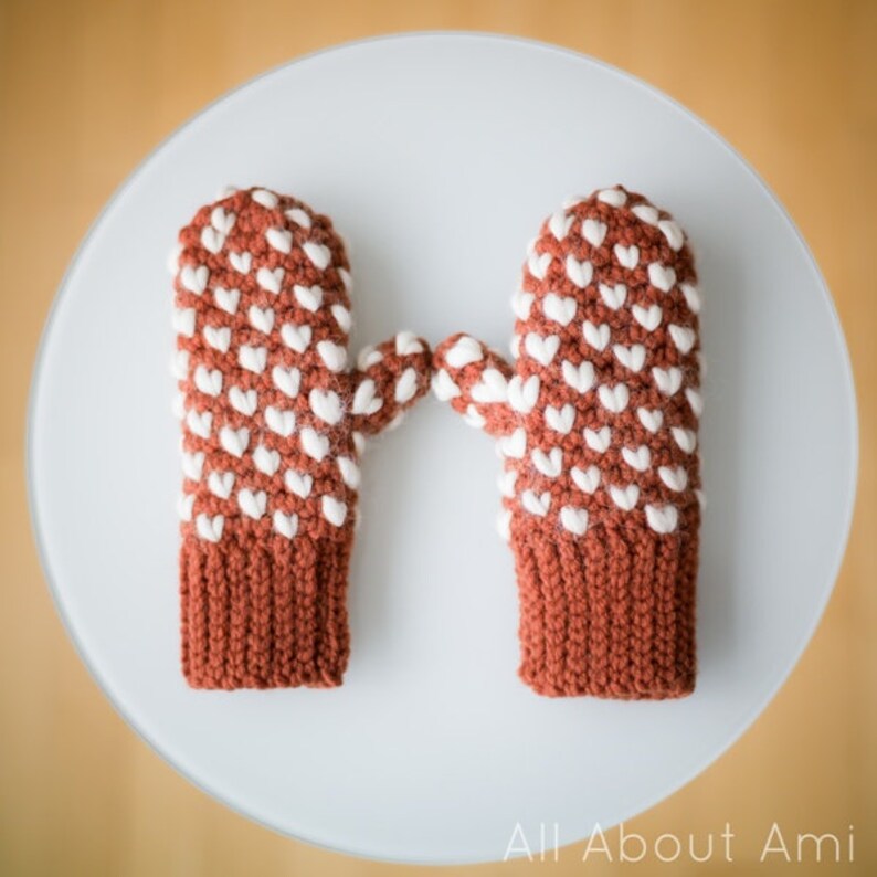 Bulky Thrummed Mittens Crochet Pattern image 7