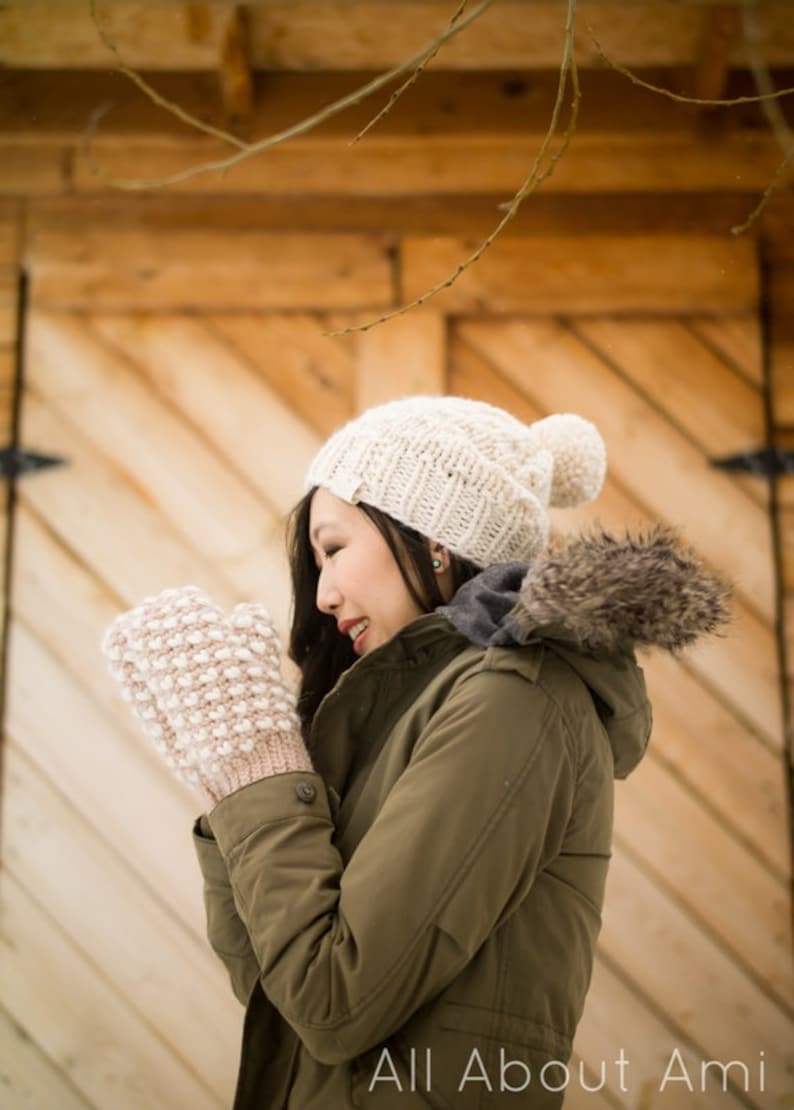 Bulky Thrummed Mittens Crochet Pattern image 5