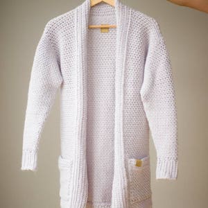 Granite Cardigan Crochet Pattern image 6