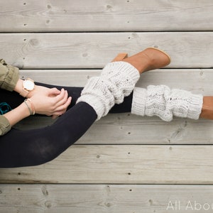 Cabled Legwarmers/Boot Cuffs Crochet Pattern