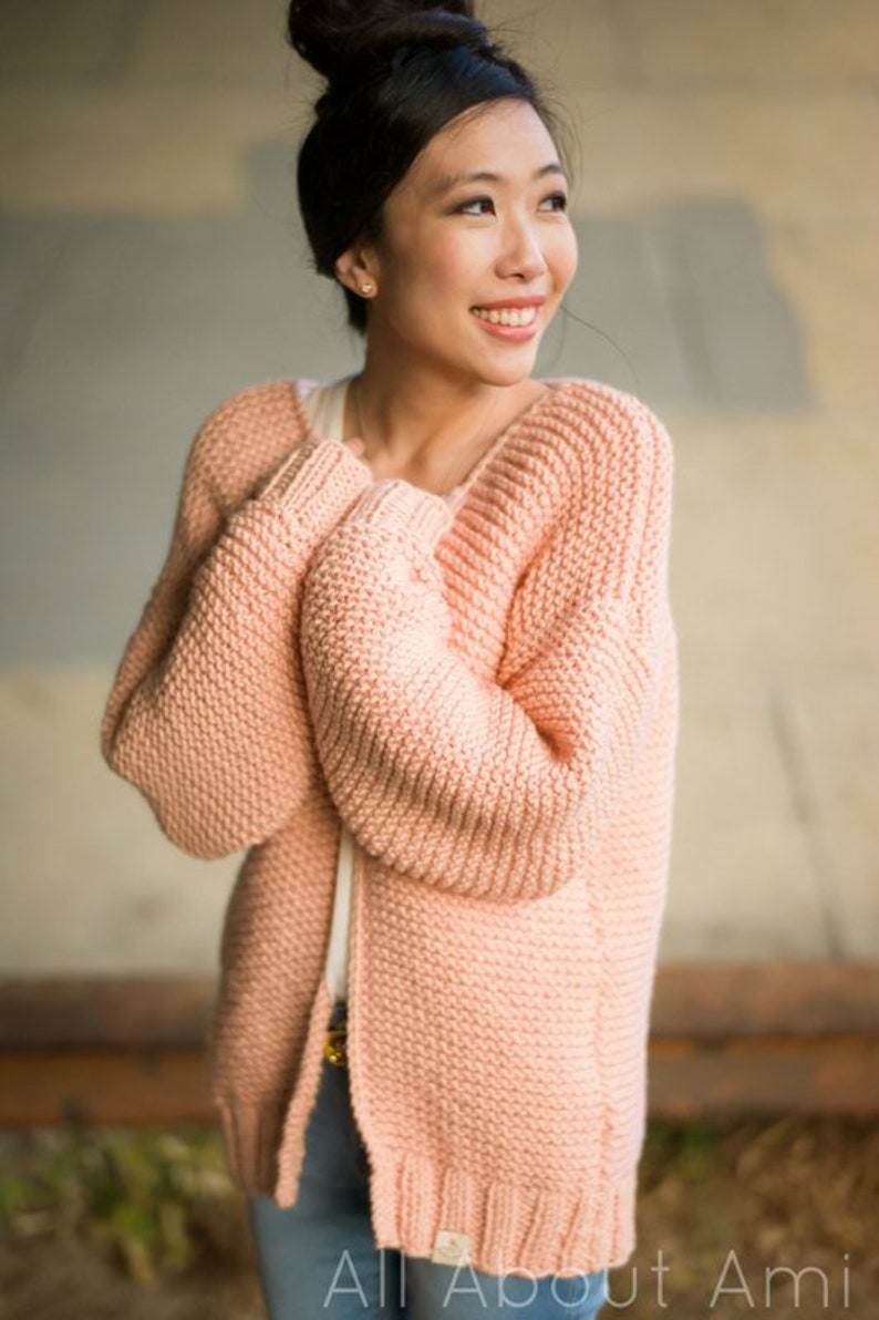 Downtown Cardigan Knit Pattern image 4