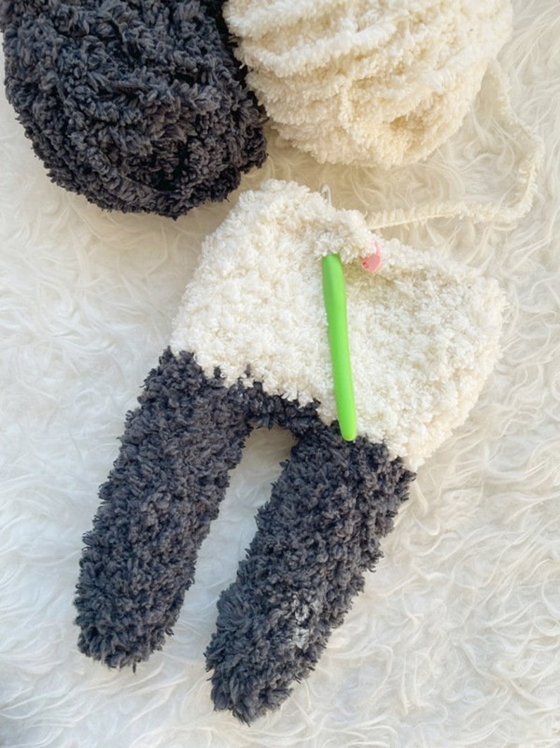 Fleece Panda Crochet Pattern image 5