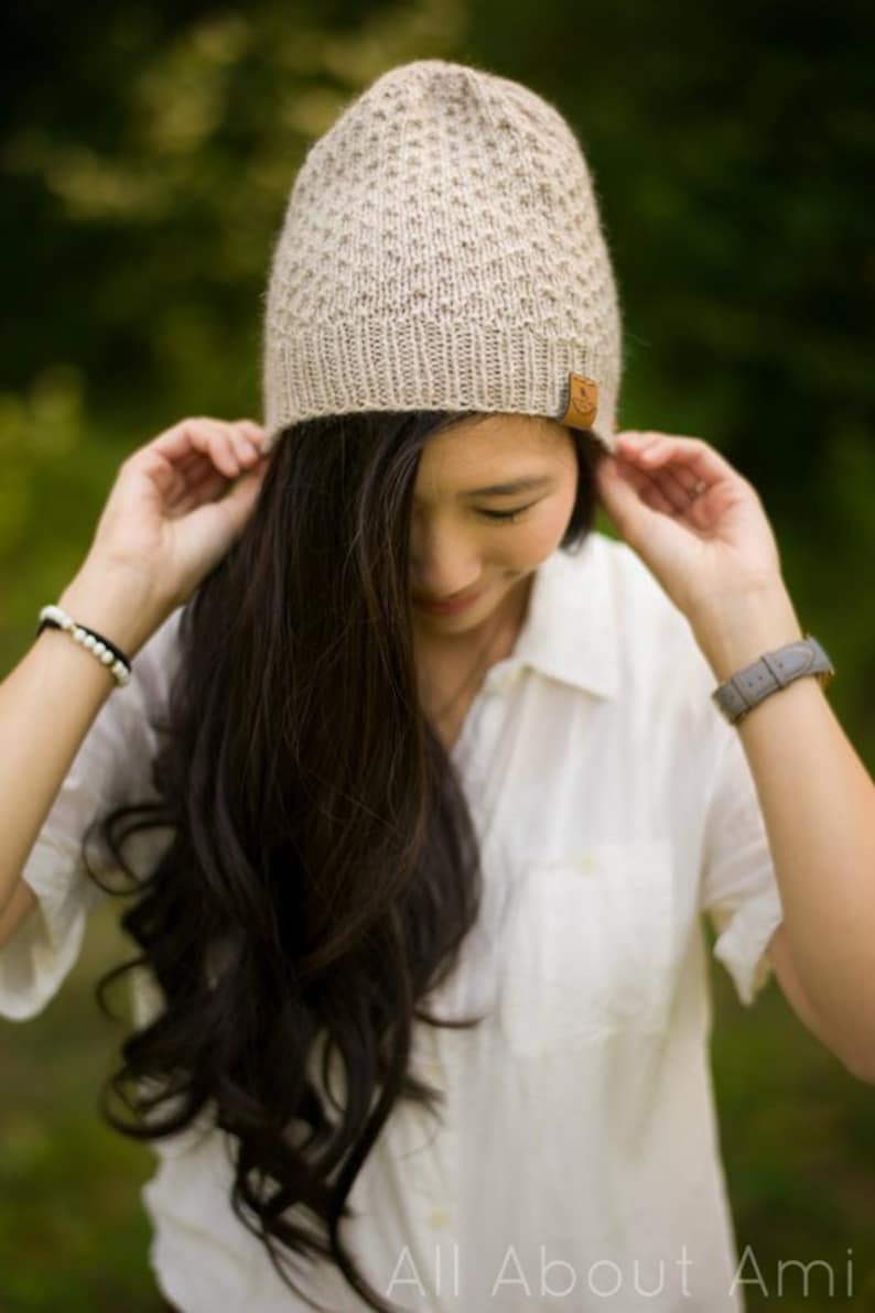 The Dotty Beanie & Duo-Color Dotty Beanie Knit Patterns image 2