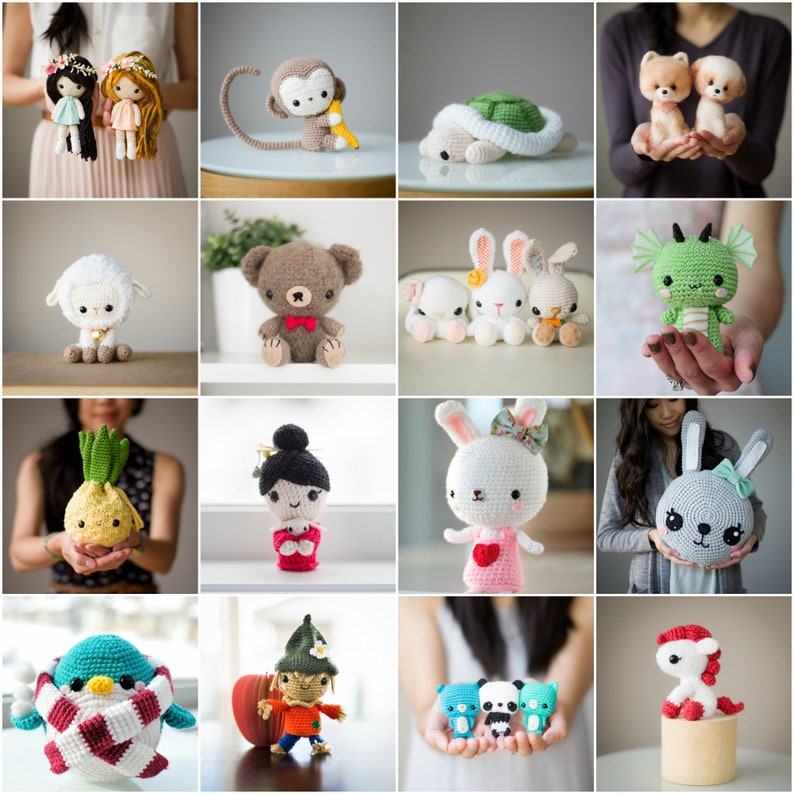 All About Ami Amigurumi PATTERN BUNDLE image 2