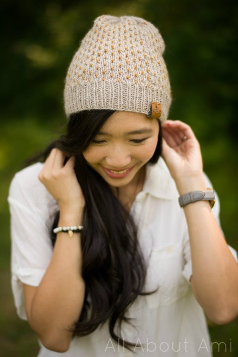 The Dotty Beanie & Duo-Color Dotty Beanie Knit Patterns image 10