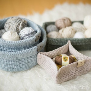 Carry-All Trays Crochet Pattern
