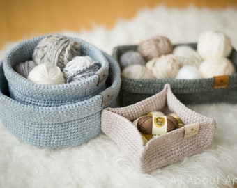 Carry-All Trays Crochet Pattern