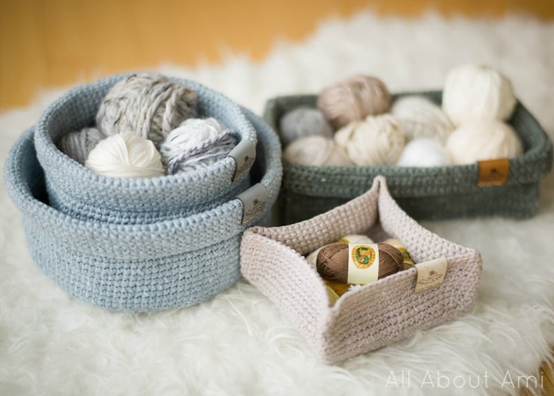 Carry-All Trays Crochet Pattern image 1