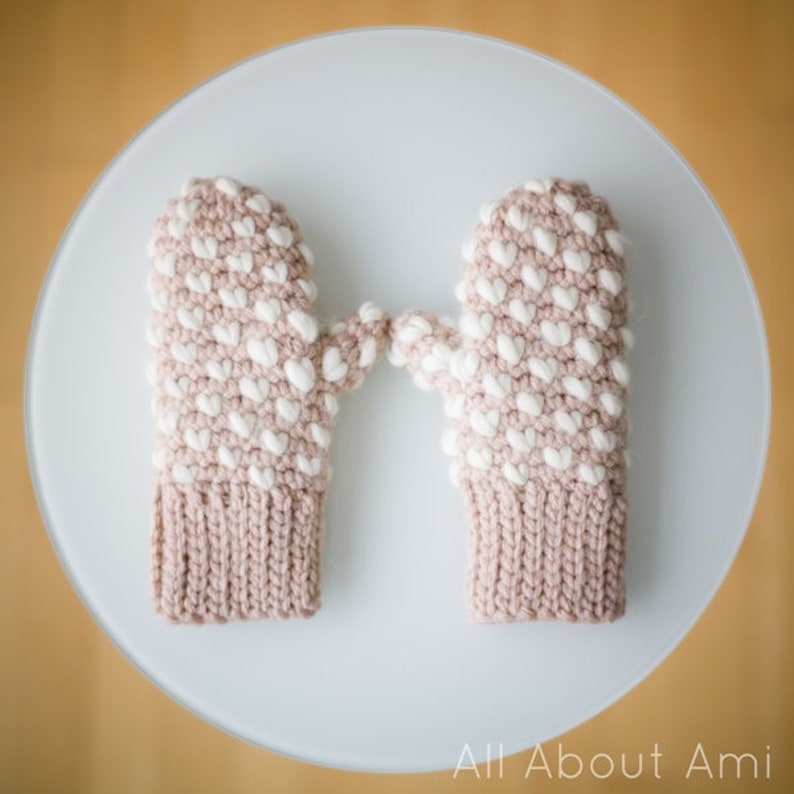 Bulky Thrummed Mittens Crochet Pattern image 8