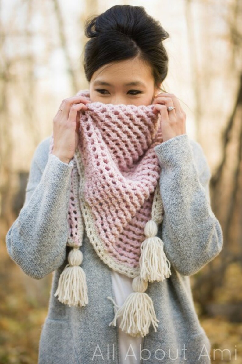 Crosswinds Triangle Scarf Crochet Pattern image 3