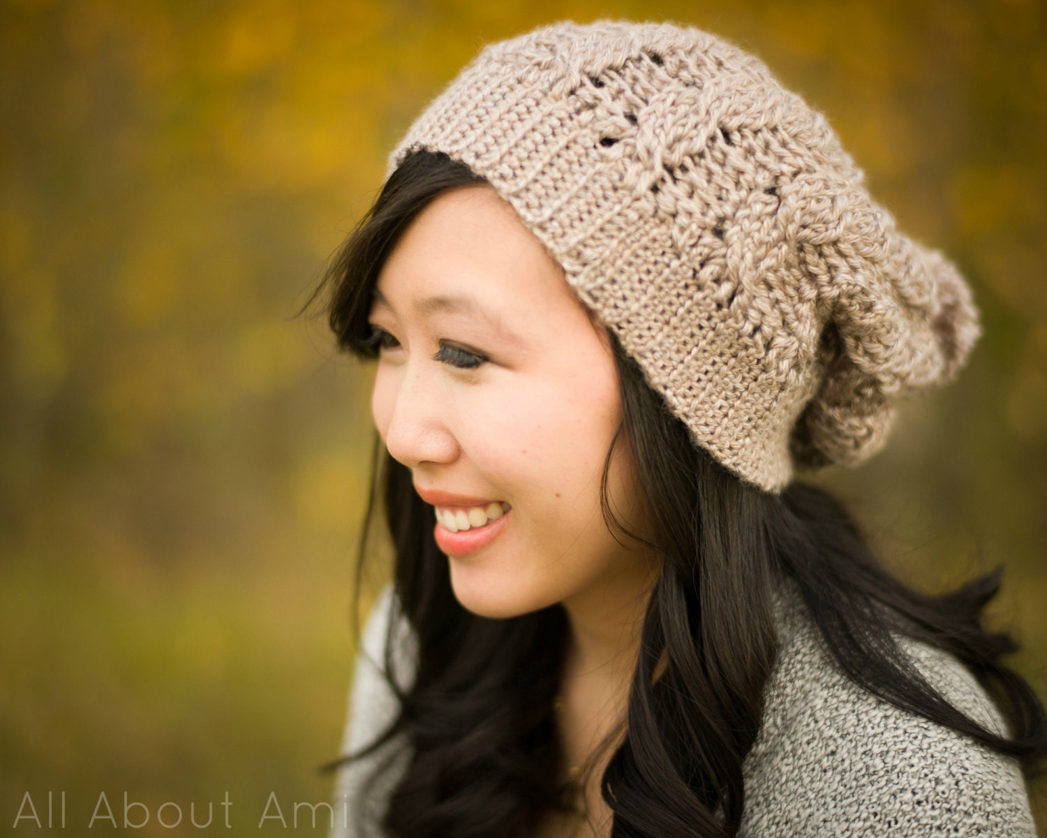 39 Hipster Slouchy Beanie Crochet Patterns for Stylish DIY Hats 26 Cabled Slouchy Beanies Crochet
