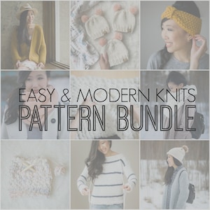 Easy & Modern Knits PATTERN BUNDLE