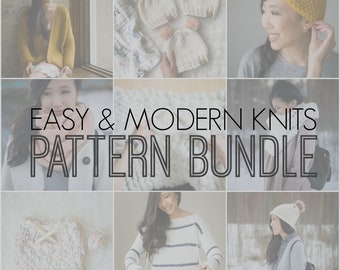 Easy & Modern Knits PATTERN BUNDLE