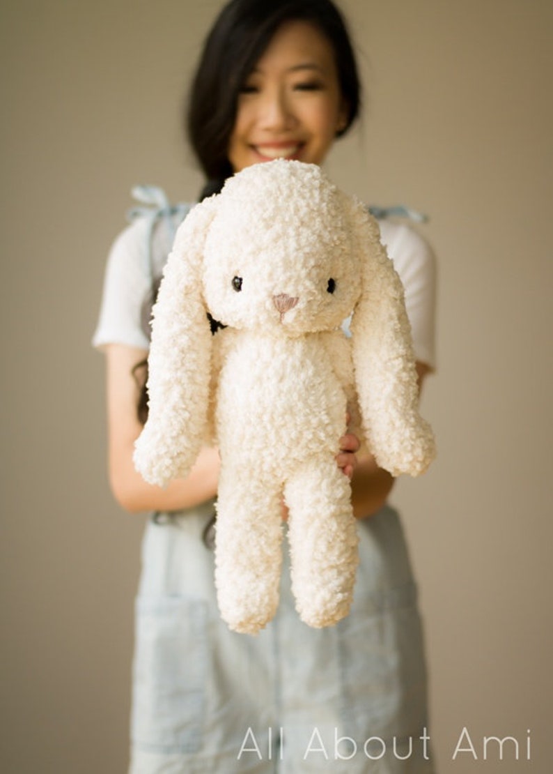 Fleece Teddy and Bunny Crochet Pattern image 3