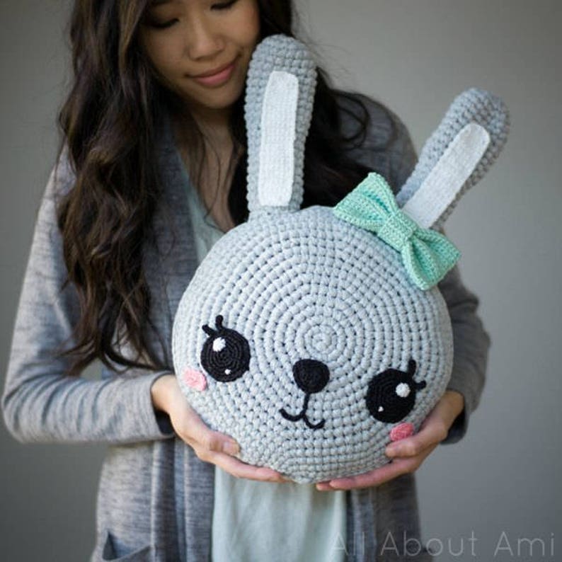 Snuggle Bunny Pillows Crochet Pattern image 2