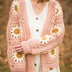 Daisy Granny Square Crochet Pattern Bundle image 3