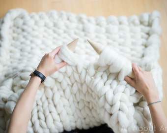 Extreme Knitted Blanket Pattern