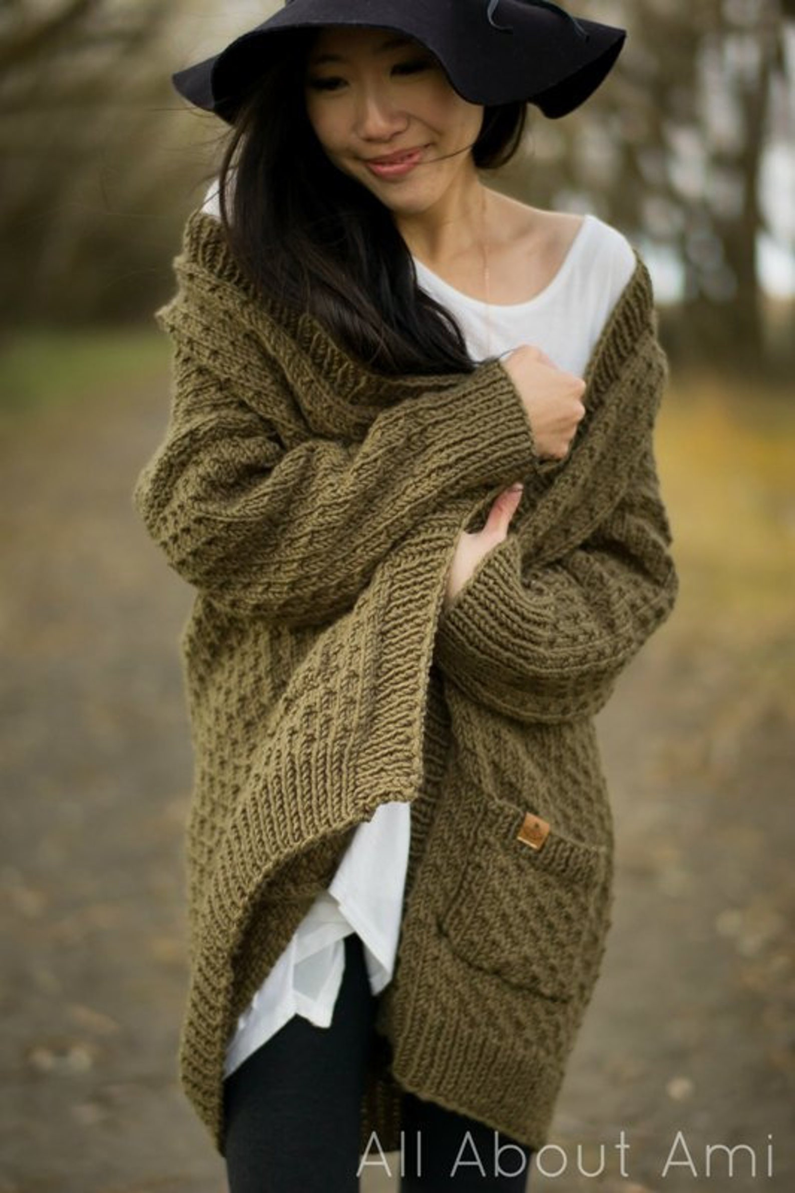 Dotty Cardigan Knit Pattern | Etsy