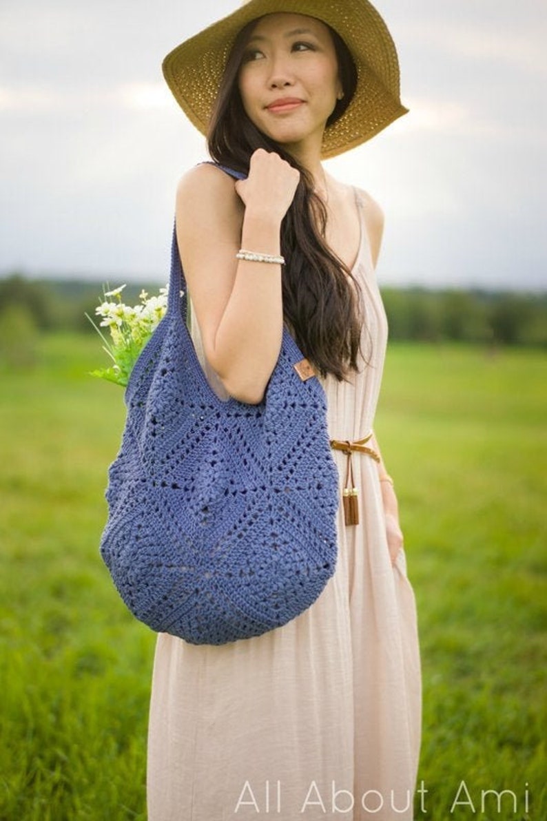 Wildrose Market Bag Crochet Pattern image 1