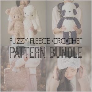 Fuzzy Fleece Crochet Pattern Bundle
