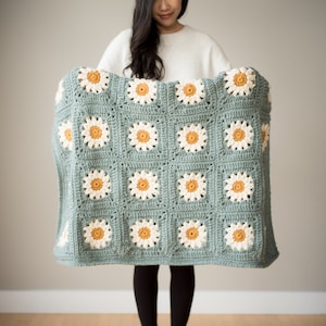 Cozy Days Daisy Blanket Crochet Pattern image 4