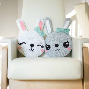 Snuggle Bunny Pillows Crochet Pattern image 4