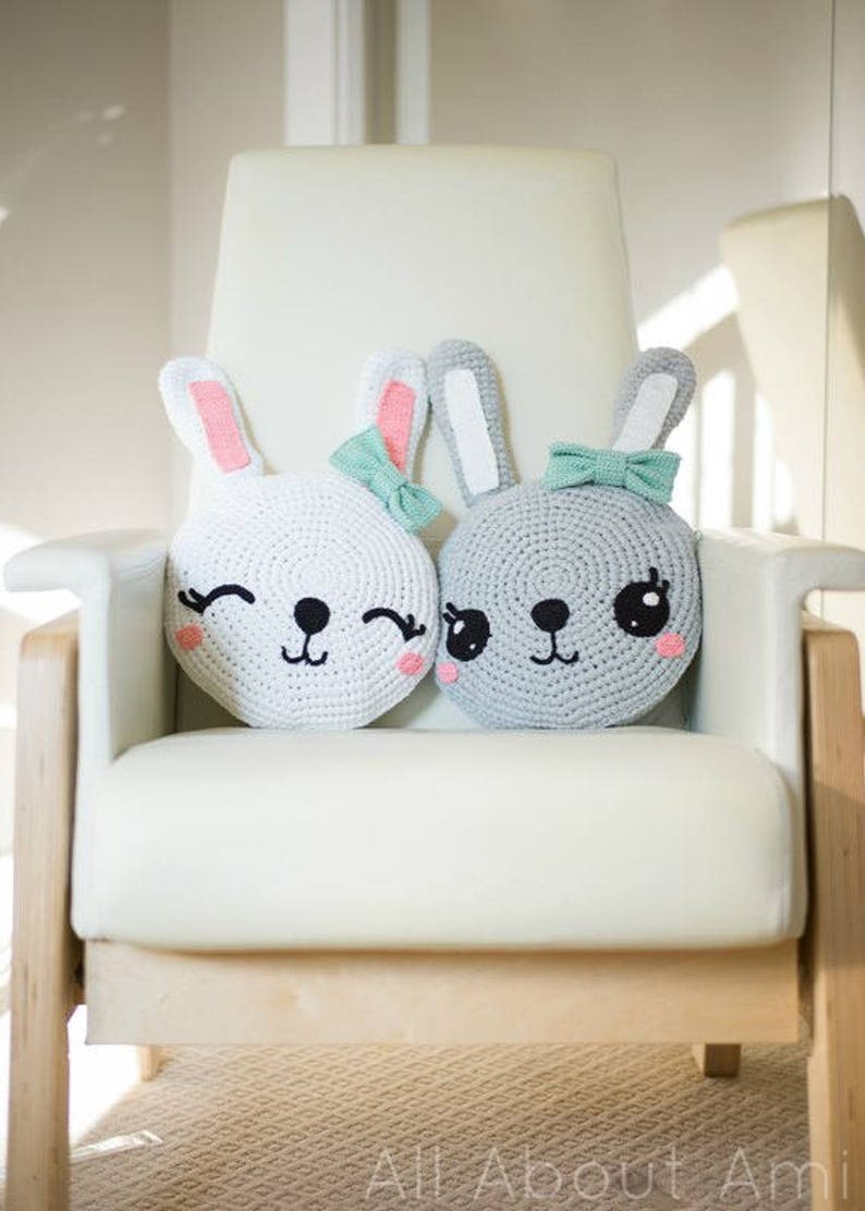 Snuggle Bunny Pillows Crochet Pattern image 4