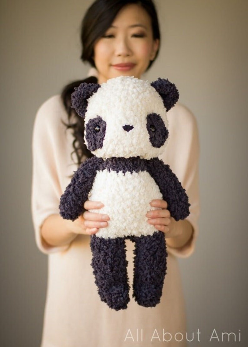 Fleece Panda Crochet Pattern image 1