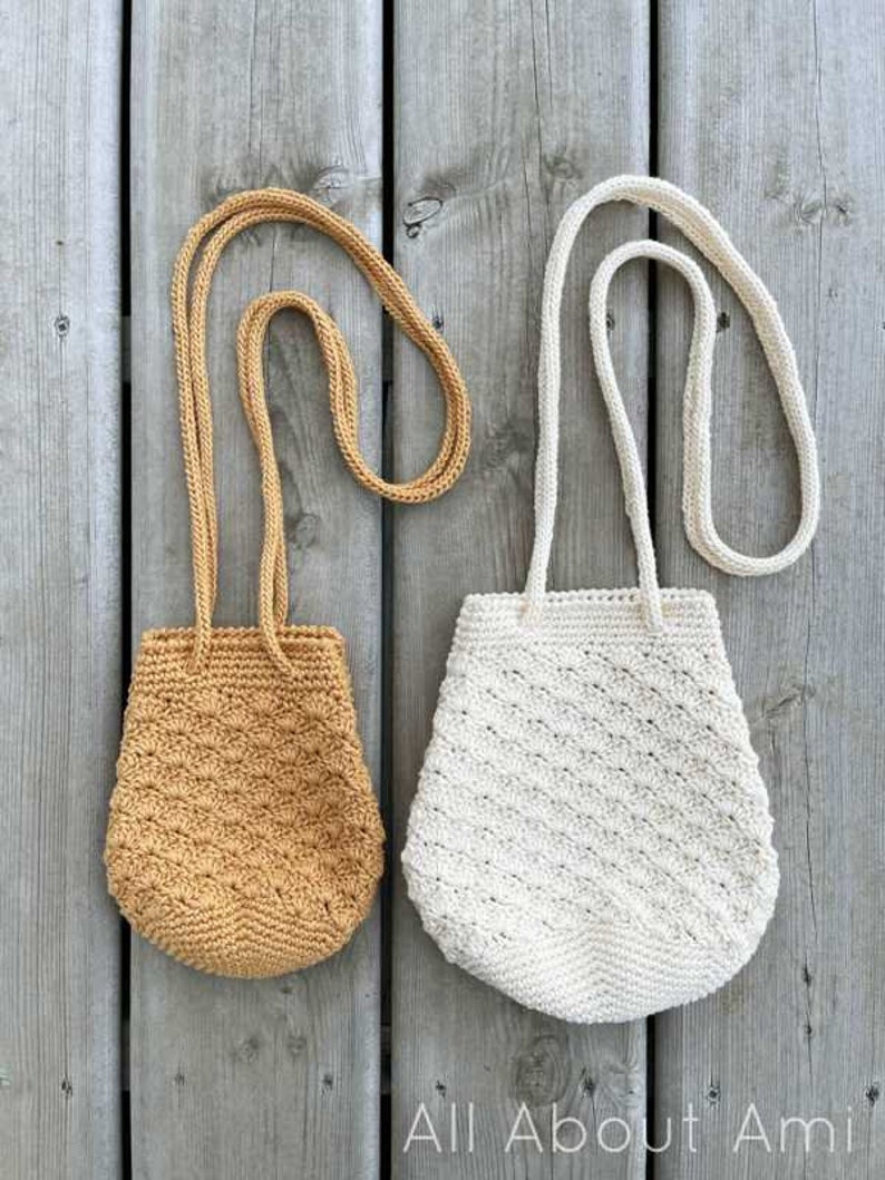 Rosette Drawstring Bag Crochet Pattern image 8