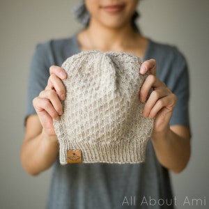 The Dotty Beanie & Duo-Color Dotty Beanie Knit Patterns image 1