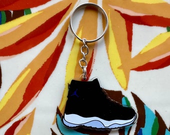 Air Jordan XI Space Jam Keychain Charm Accessory