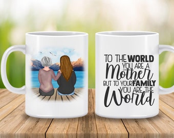 mom and daughter mugs