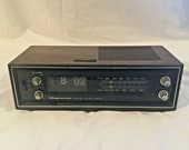 Vintage Magnavox Digital Number Flip Clock Alarm Radio - 1R1773 Parts or Repair
