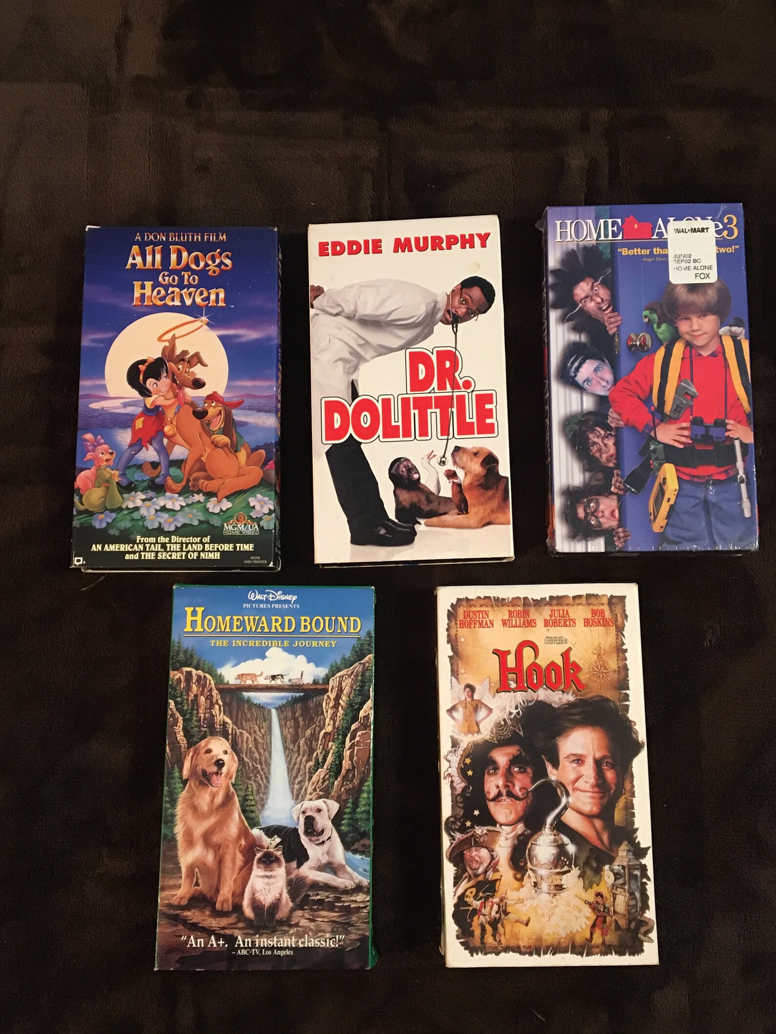 Lot of 5 Children Family VHS Movies Pictures Show Titles Etsy