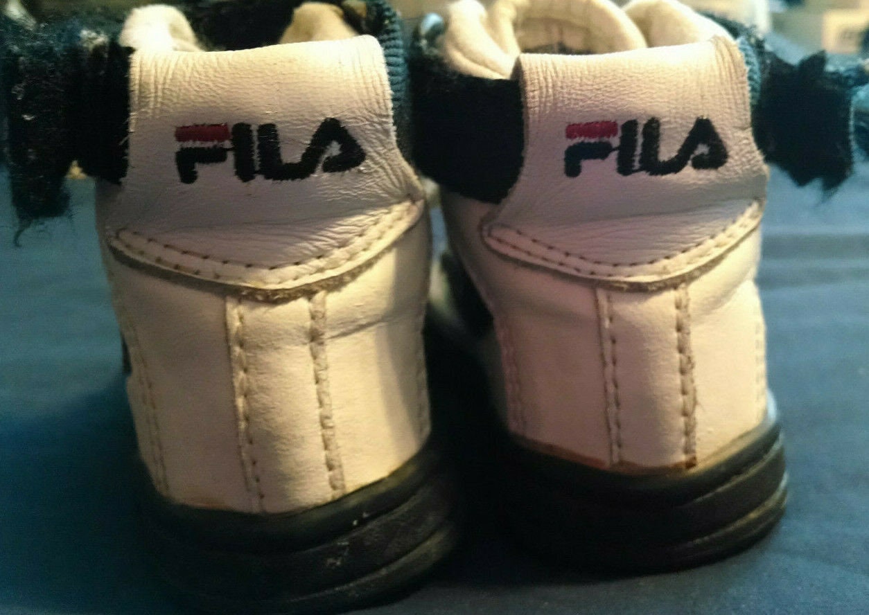 Vintage 90's FILA High Top Toddler Shoes Laced With Straps | Etsy