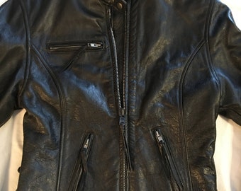 80S Fringe Open Road Leather Jacket