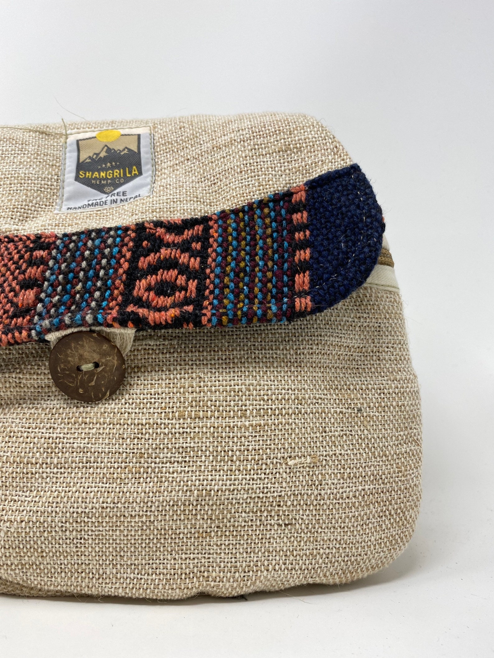 Pure Hemp Handmade Messenger Bag Ecofriendly Natural Etsy