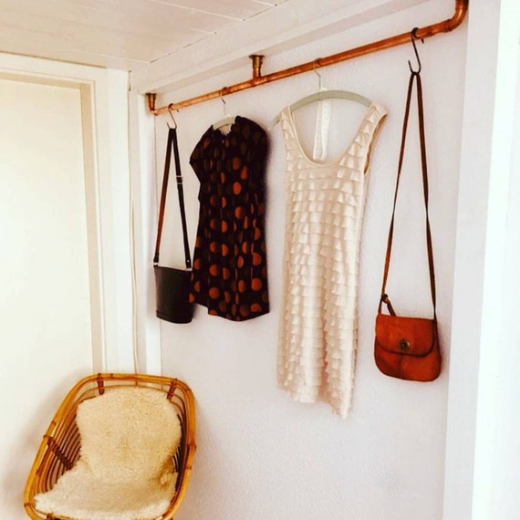 Copper Pipe Clothing Rack Copper Rod Bathroom Interior Clothing Rack Hanging Rack Bedroom Interior