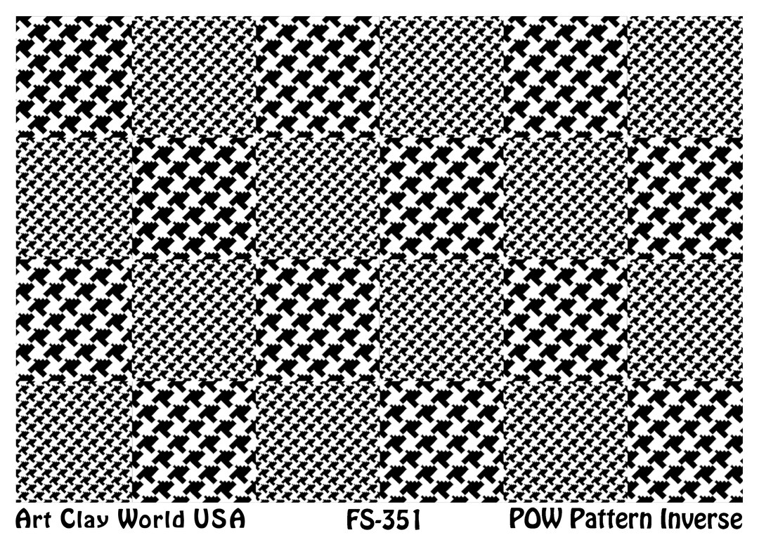 Flexistamp POW Pattern Inverse - Etsy