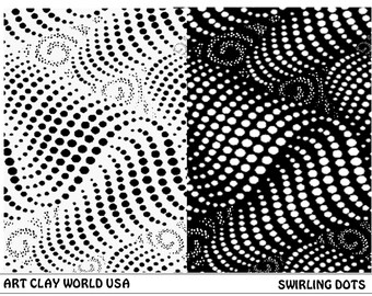 Low Relief Texture - Swirling Dots
