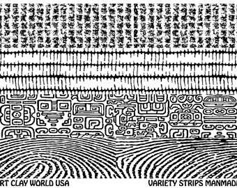 Low Relief Texture - Variety Strips Manmade